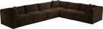 Shaggy - 6 Piece Modular Corner Sectional