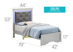 Glory Furniture - Lorana - Bed With LED