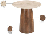 Liona - Marble And Mango Wood Table
