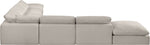 Comfy - 7 Piece Linen Modular Corner Sectional