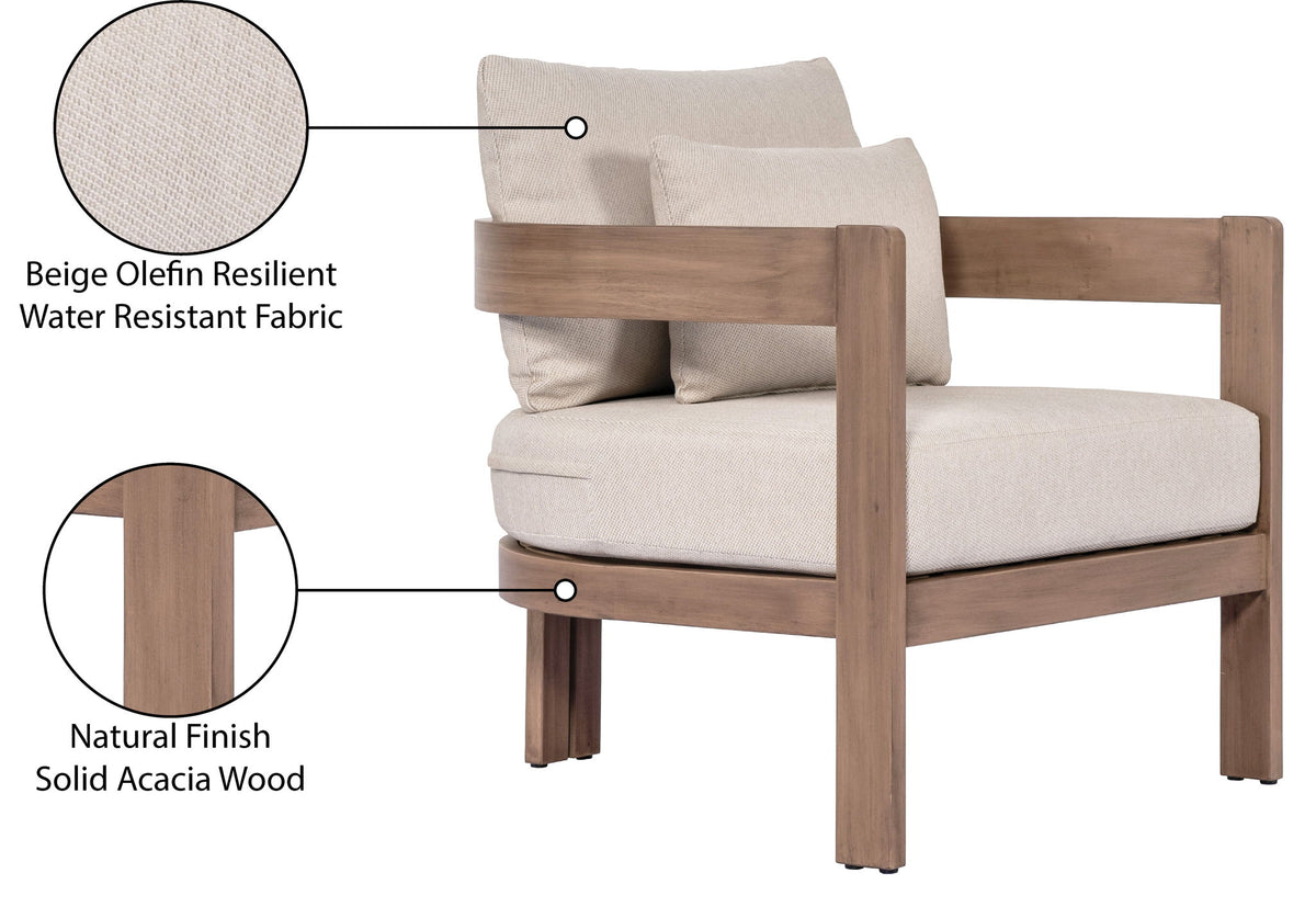 Newport - Water Resistant Fabric Upholstered Outdoor Patio Chair