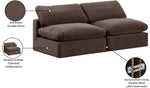 Comfy - Velvet Modular Armless Sofa 2 Seats