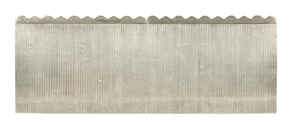 Melange - Mackenna 2-Door Chest - Silver