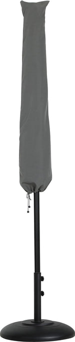 Fiji - Aluminum Patio Umbrella With Round Black Base