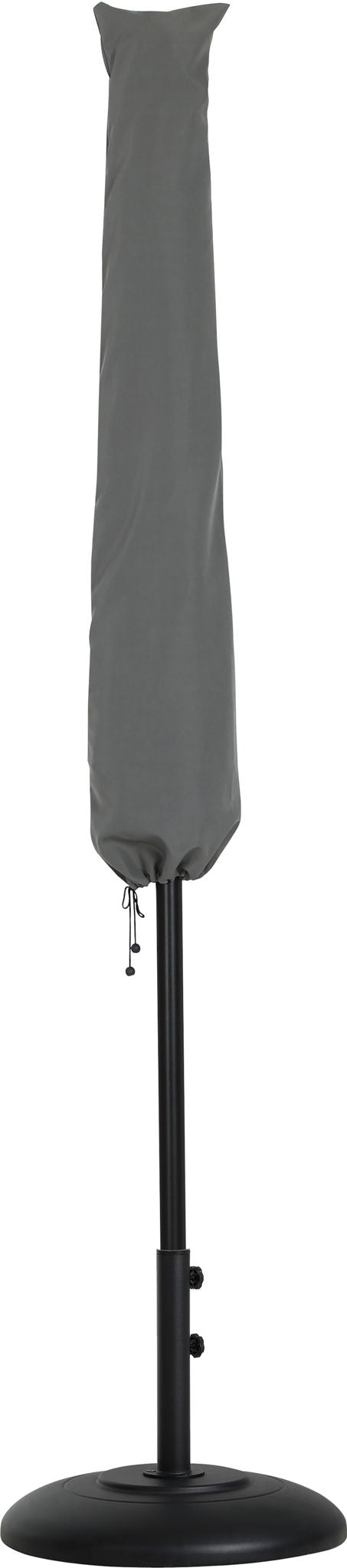 Fiji - Aluminum Patio Umbrella With Round Black Base