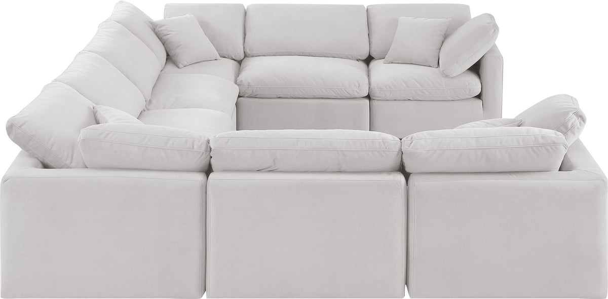 Indulge - Velvet 8 Piece Modular Sectional