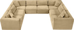 Shaggy - 8 Piece Modular U-Shaped Sectional