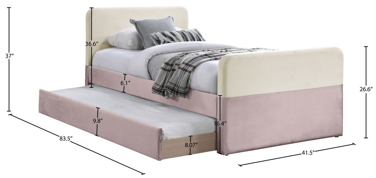 Ivy - Twin Trundle / Storage Bed
