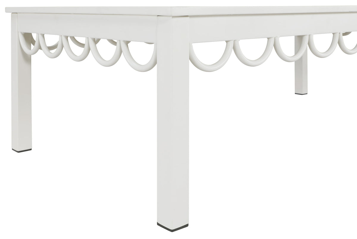 Portofino - Aluminum Outdoor Patio Coffee Table