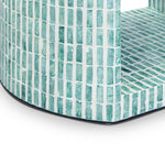Prim - Capiz Shell Nightstand - Blue