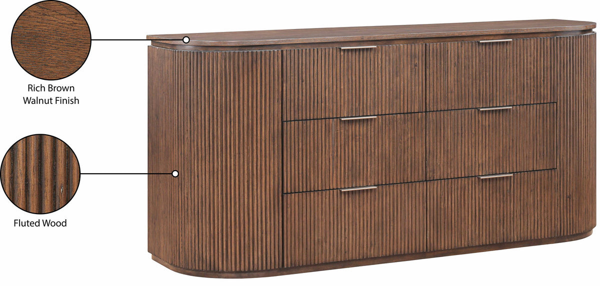 Astrid - Solid Wood And Oak Veneer Dresser