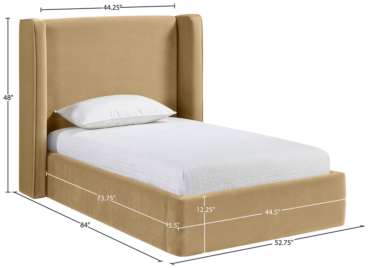 Kendall - Velvet Upholstered Bed