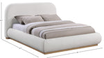 Vaughn - Linen Bed With Natural Base