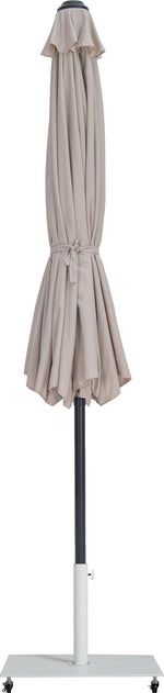 Fiji - Aluminum Patio Umbrella With Square White And Black Base