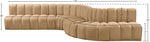 Arc - Velvet 7 Piece Modular Sofa