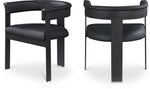 Romeo - Faux Leather Dining Chair With Black Base (Set of 2)