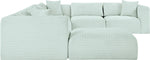 Shaggy - 7 Piece Modular U-Shaped Sectional With Ottoman