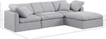 Indulge - Linen 4 Piece Modular Sectional With Chaise
