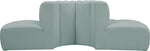 Arc - Faux Leather 4 Piece Modular Sofa
