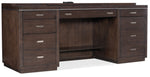 Work Your Way - House Blend Computer Credenza - Dark Brown