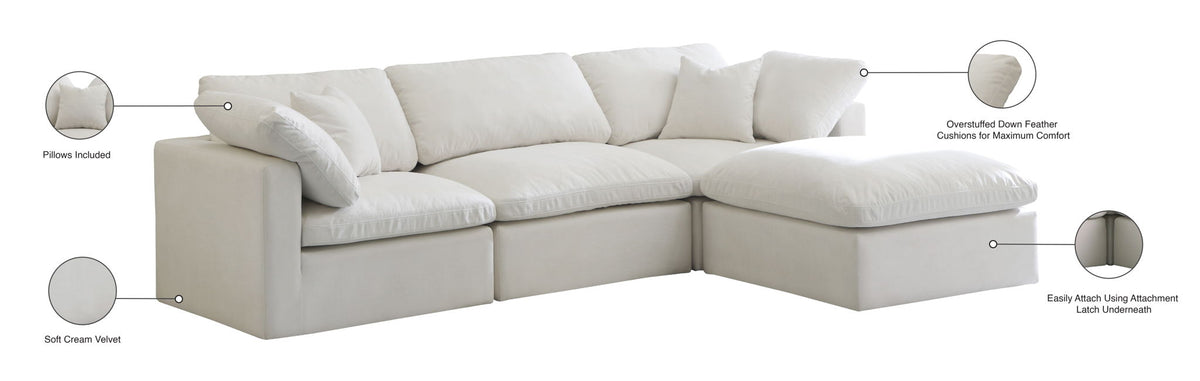 Plush - 4 Piece Modular Sectional