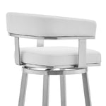 Lorin - Stainless Steel Swivel Bar Stool