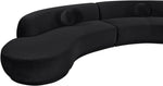Avra - 146" Velvet Performance Fabric Upholstered Sectional
