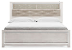 Altyra - King Bookcase Panel Bed - White