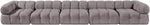 Orin - Fabric Velvet 5 Piece Modular Sofa