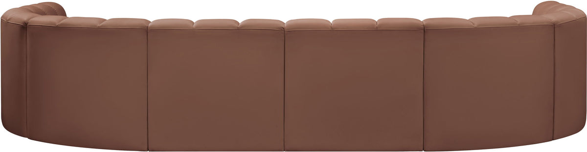Arc - Faux Leather Modular U-Shaped Sectional