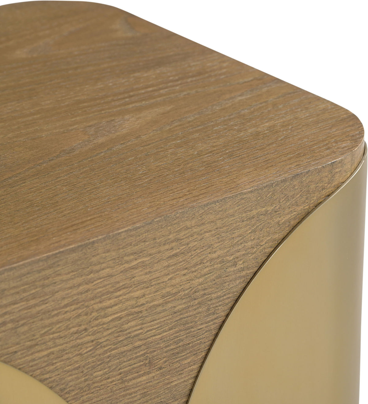 Cazari - Oak Wood And Iron Table