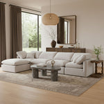 Indulge - Velvet 5 Piece Modular Sectional With Chaise