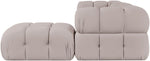 Orin - Velvet 4 Piece Modular Sectional With Chaise