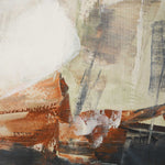 Outburst - Hand Painted Modern Art - Black / Blue / Brown / Gray / Green / Orange / Red / White / Woodtone