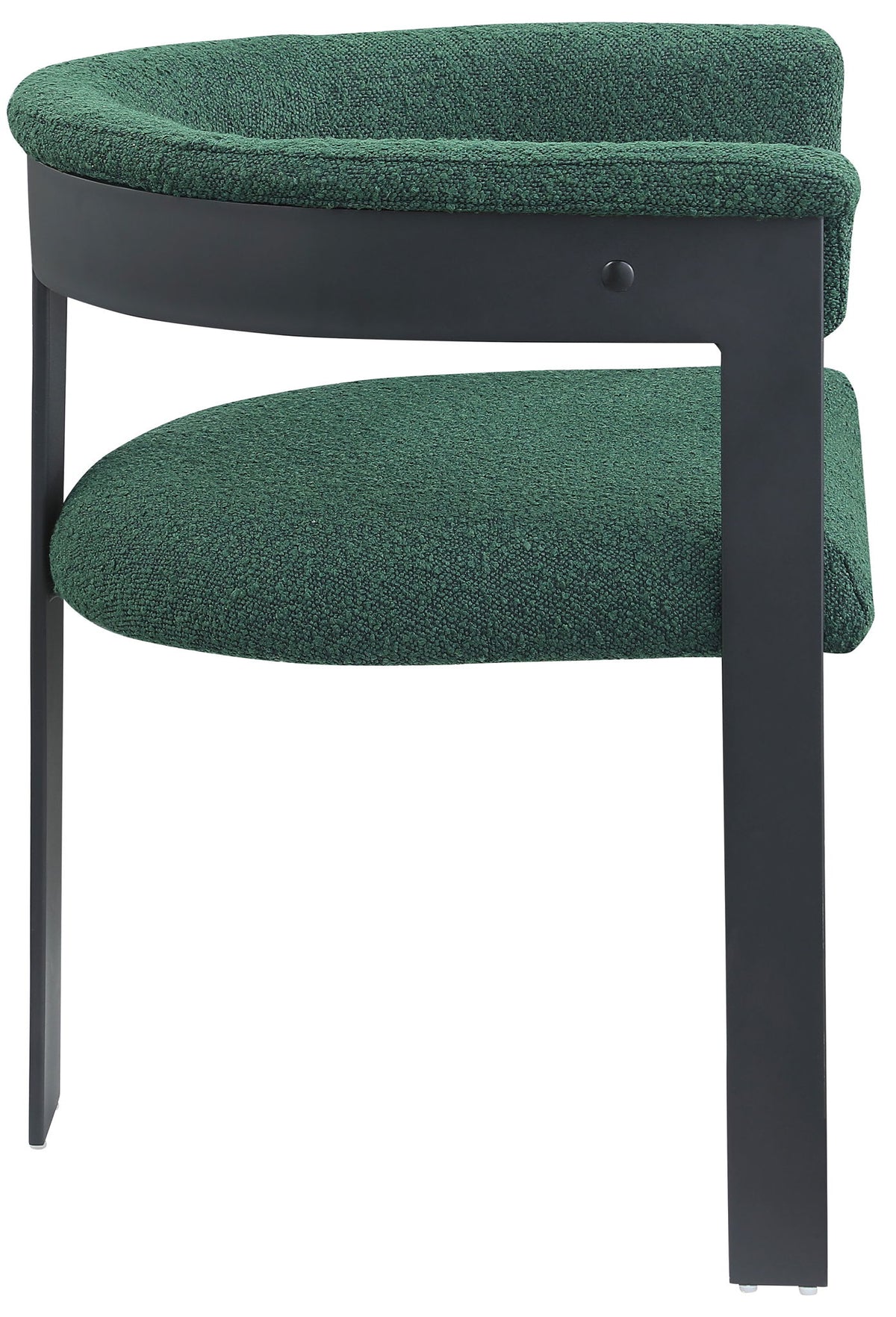 Romeo - Boucle Dining Chair With Black Base (Set of 2)