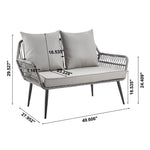 Manhattan Portofino - 4-Piece Conversation Set
