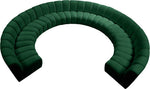 Infinity - 10 Piece Velvet Modular Sectional