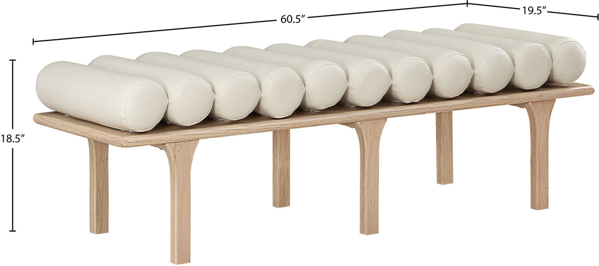 Landon - Bench With Natural Base