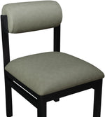 Roundhill - Faux Leather Dining Chair (Set of 2) - Black Frame