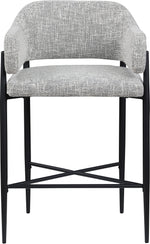 Dame - Fabric Upholstered Counter Stool (Set of 2)