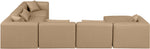 Cube - 7 Piece Modular Sectional - Tan