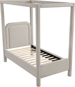 Salina - Linen Textured Fabric Upholstered Bed