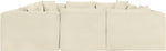 Shaggy - 8 Piece Modular U-Shaped Sectional