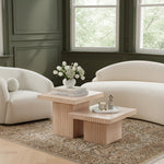 Spencer - Oak Veneer 2 Piece Coffee Table