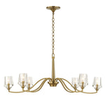 Barcelona - 6 Light Brass Chandelier - Gold