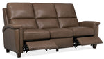 MS - Julian Zero Gravity Power Sofa with Power Headrest - Dark Brown