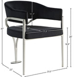 Madelyn - Dining Chair (Set of 2) - Brushed Chrome