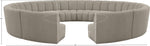 Infinity - 12 Piece Boucle Modular Sectional