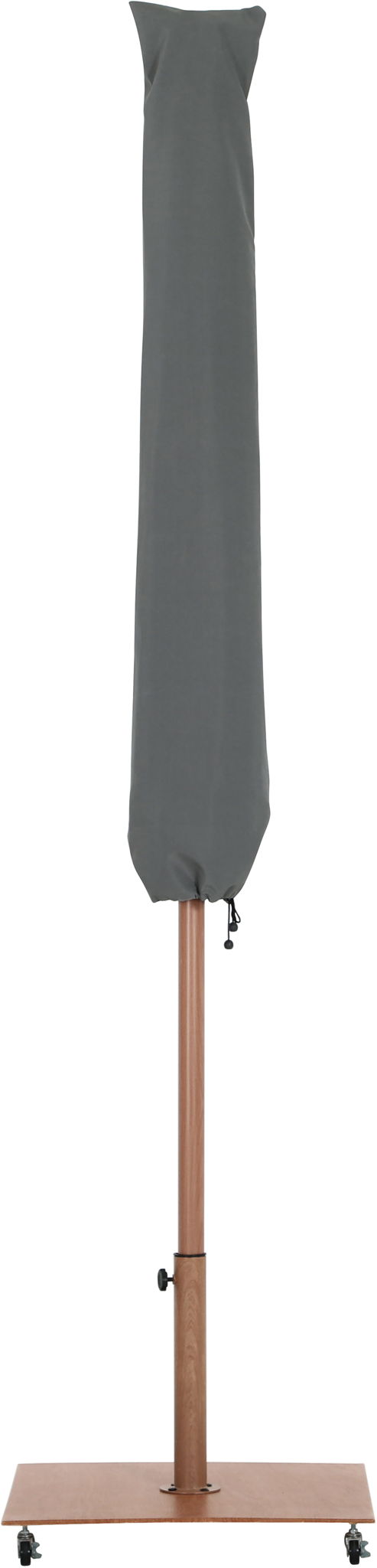 Fiji - Aluminum Patio Umbrella With Square Teak Base