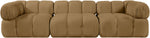 Orin - Velvet Performance Fabric Upholstered 3 Piece Modular Sofa